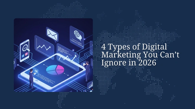 4 Types of Digital Marketing You Can’t Ignore in 2026